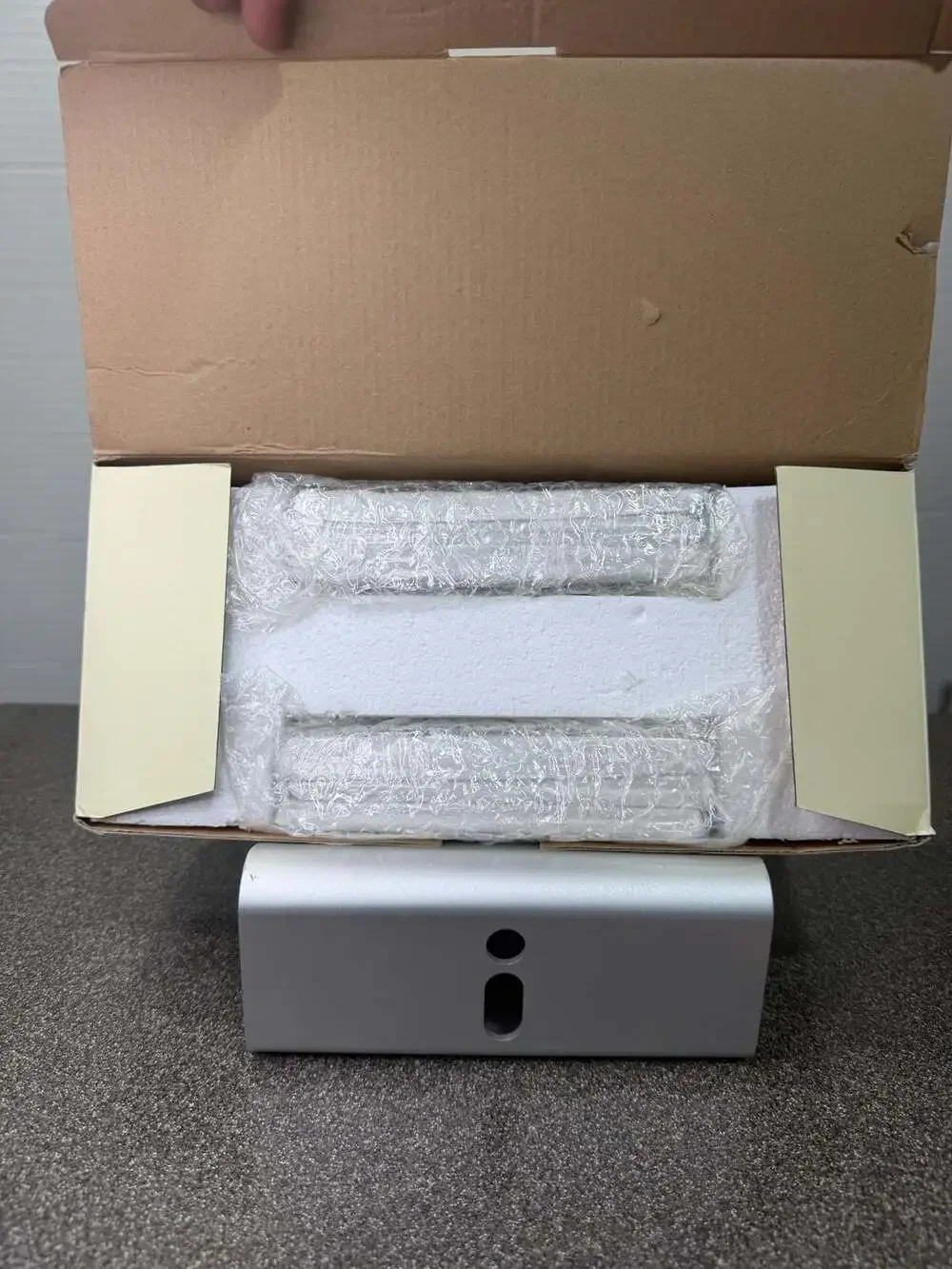 Pottery Barn Polished Silver Photo Rolodex Frame